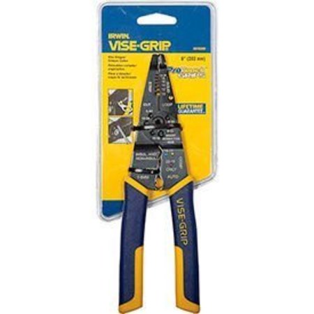 Irwin IRWIN VISE-GRIP® 2078309 8" Multi-Tool Wire Stripper/Cutter/Crimper W/ProTouch Grips 2078309